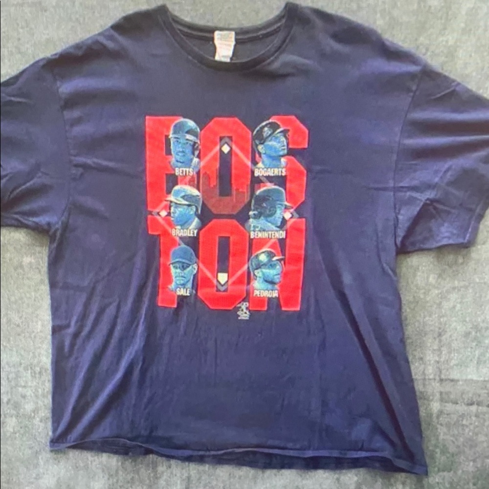 Delta Navy Blue Boston Graphic Tee
